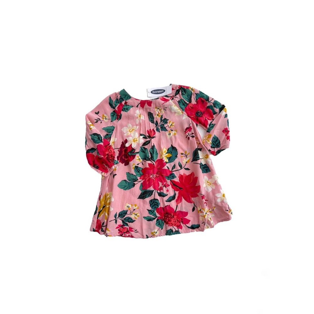 SOLD - NEW Old Navy Floral Dress 6/12mo